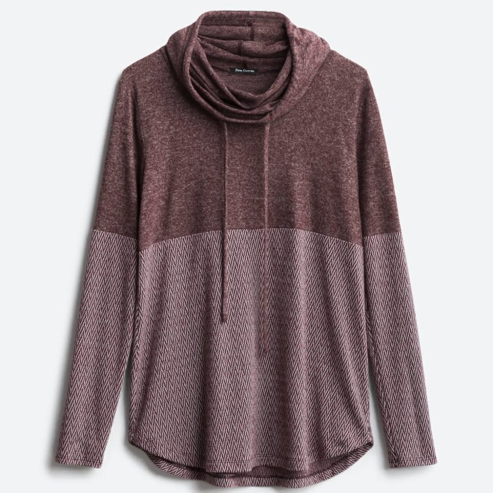 BNWT Mock Neck Knit Top